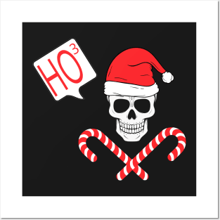 Christmas Skull Santa Posters and Art